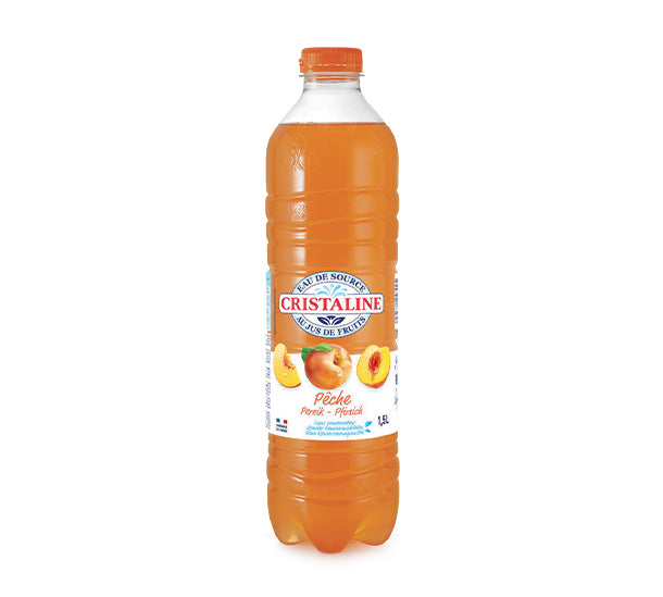 Cristaline Pêche (Pack De 6 x 1,5L) x 84