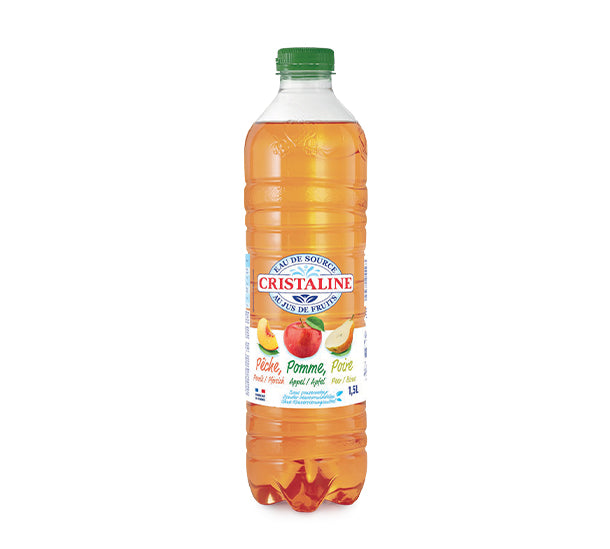 Cristaline Jus Pomme Poire Peche (Pack De 6 x 1,5L) x 84